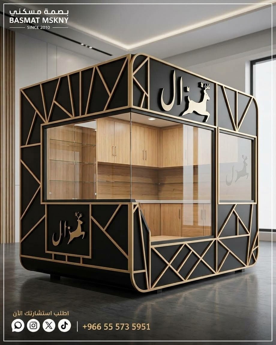 كشك غزال كافيه – تصنيع في الرياض ونقل إلى الطائف